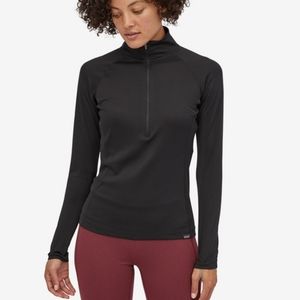 Patagonia Wm's Capilene-3 Midweight Zip Neck Black Medium